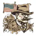 teddy roosevelt tattoo design idea