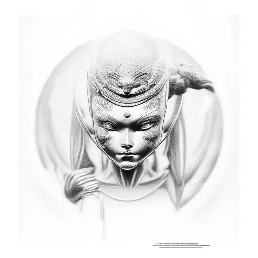 sorayama statue after hours til dawn world tour tattoo design idea