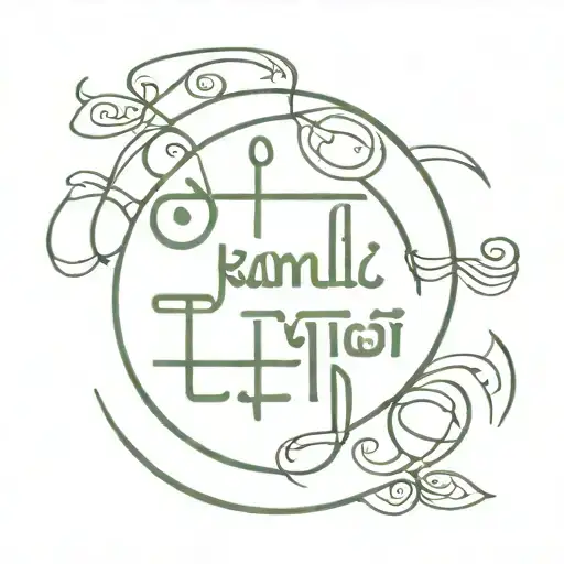 old Tamil words  tattoo design idea