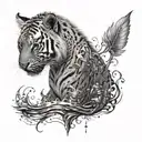 three times tattoo design idea