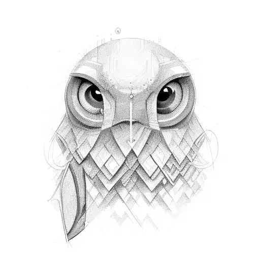 design with the letter O and M tattoo design idea