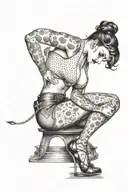 pin ups tattoo design idea