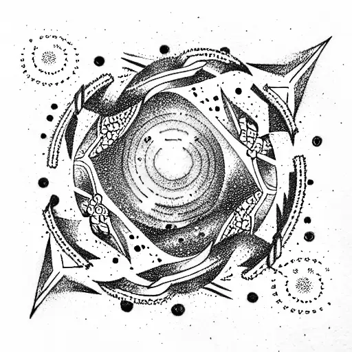 Space tattoo design idea