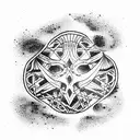 Jupiter tattoo design idea