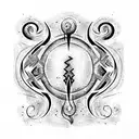 Jupiter tattoo design idea