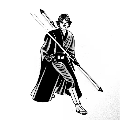 star wars anakin tattoo design idea