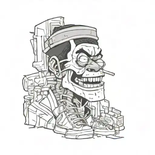 Long Live Spazz tattoo design idea