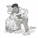 Long Live Spazz tattoo design idea