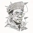 Long Live Spazz tattoo design idea