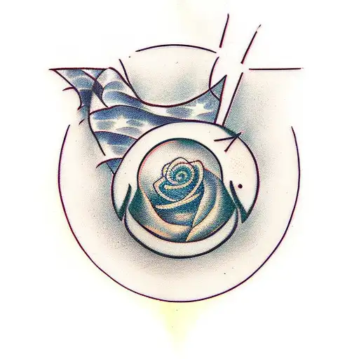the only way out is through tattoo design idea