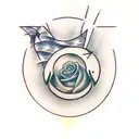 the only way out is through tattoo design idea