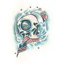 the only way out is through tattoo design idea
