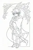solo leveling anime tattoo design idea