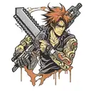 Chainsaw Man tattoo design idea