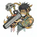 Chainsaw Man tattoo design idea