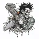 Chainsaw Man tattoo design idea