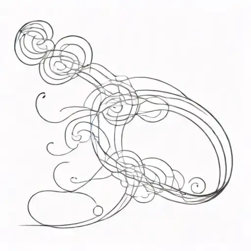 wind cloud blowing smoke rising tattoo design idea