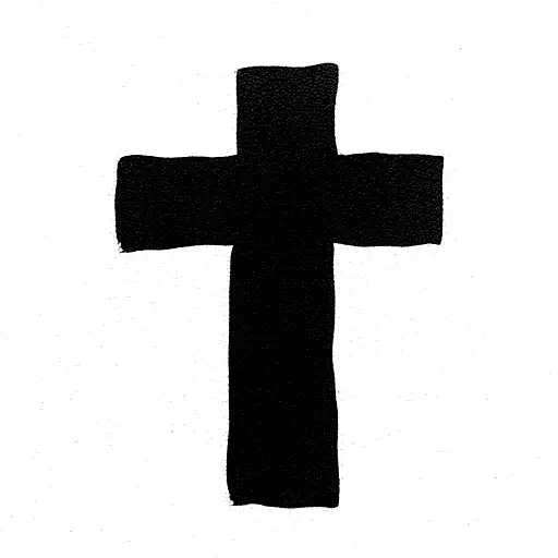 cross with three sevens tattoo design idea