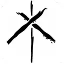 cross with three sevens tattoo design idea