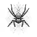 kuromi with a spider tattoo design idea