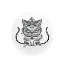 cat didi from dexters laboratory tattoo design idea