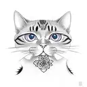 cat didi from dexters laboratory tattoo design idea