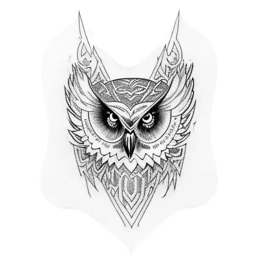 cover up tattoo above knee owl tattoo design idea