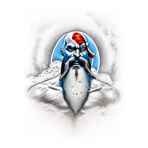 Kratos on Olympus  tattoo design idea
