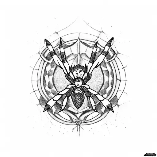 Araña de Hunter X Hunter tattoo design idea