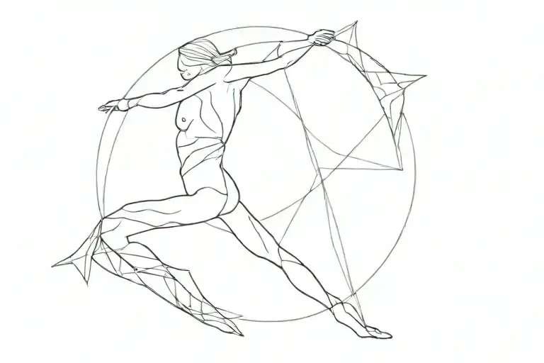 achieving goals tattoo design idea
