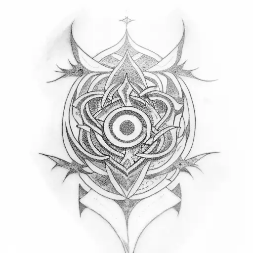 black clover tattoo design idea