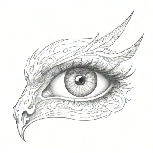 Fallen Angel Eye Painting By Alexandre Cabanel Tattoo Design tattoo design idea