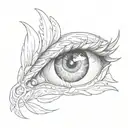 Fallen Angel Eye Painting By Alexandre Cabanel Tattoo Design tattoo design idea