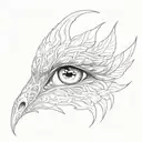 Fallen Angel Eye Painting By Alexandre Cabanel Tattoo Design tattoo design idea