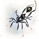 soldier ant tattoo design idea