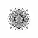persian rug tattoo design idea