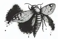 Cicada tattoo design idea