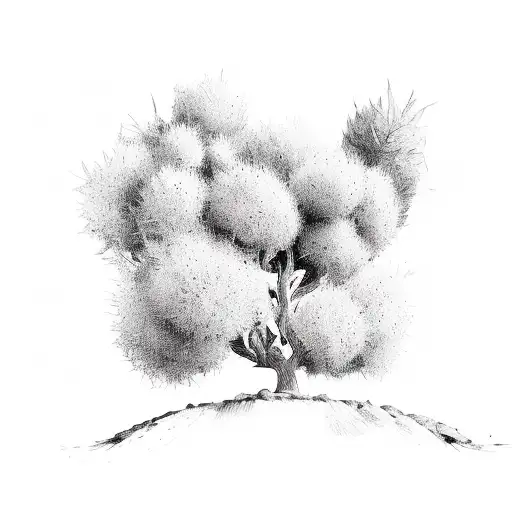 olive tree  tattoo design idea