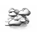 clouds with letters tattoo design idea