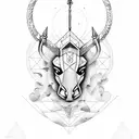 Sagittarius with my birthdate tattoo design idea