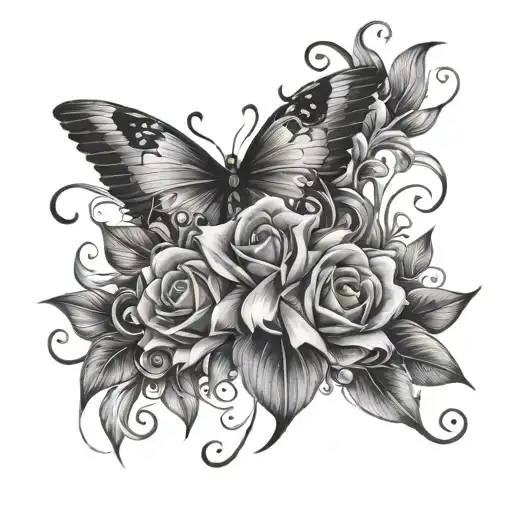 mom kids names tattoo design idea