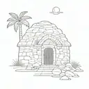 empty tomb  tattoo design idea