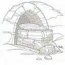 empty tomb  tattoo design idea