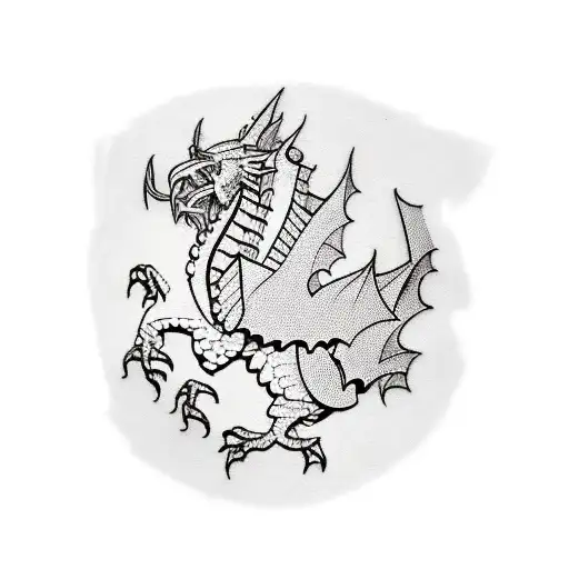 A tattoo that respresents Wales that covers the arm from the shoulder to the elbow and includes a map of Wales   tattoo design idea