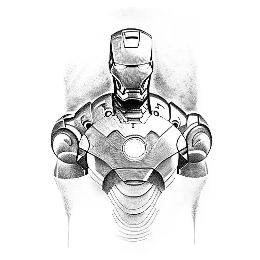 Iron Man tattoo design idea