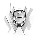 Iron Man tattoo design idea