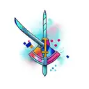 axe tattoo design idea