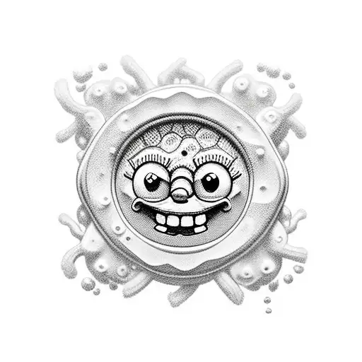 SpongeBob  tattoo design idea