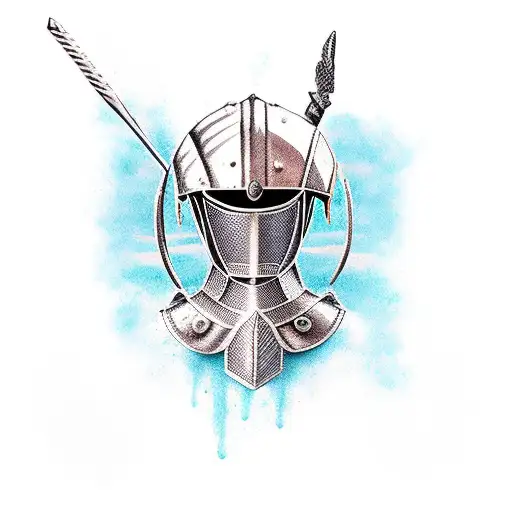 gladiador armour  tattoo design idea