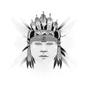 indigenous tattoo design idea